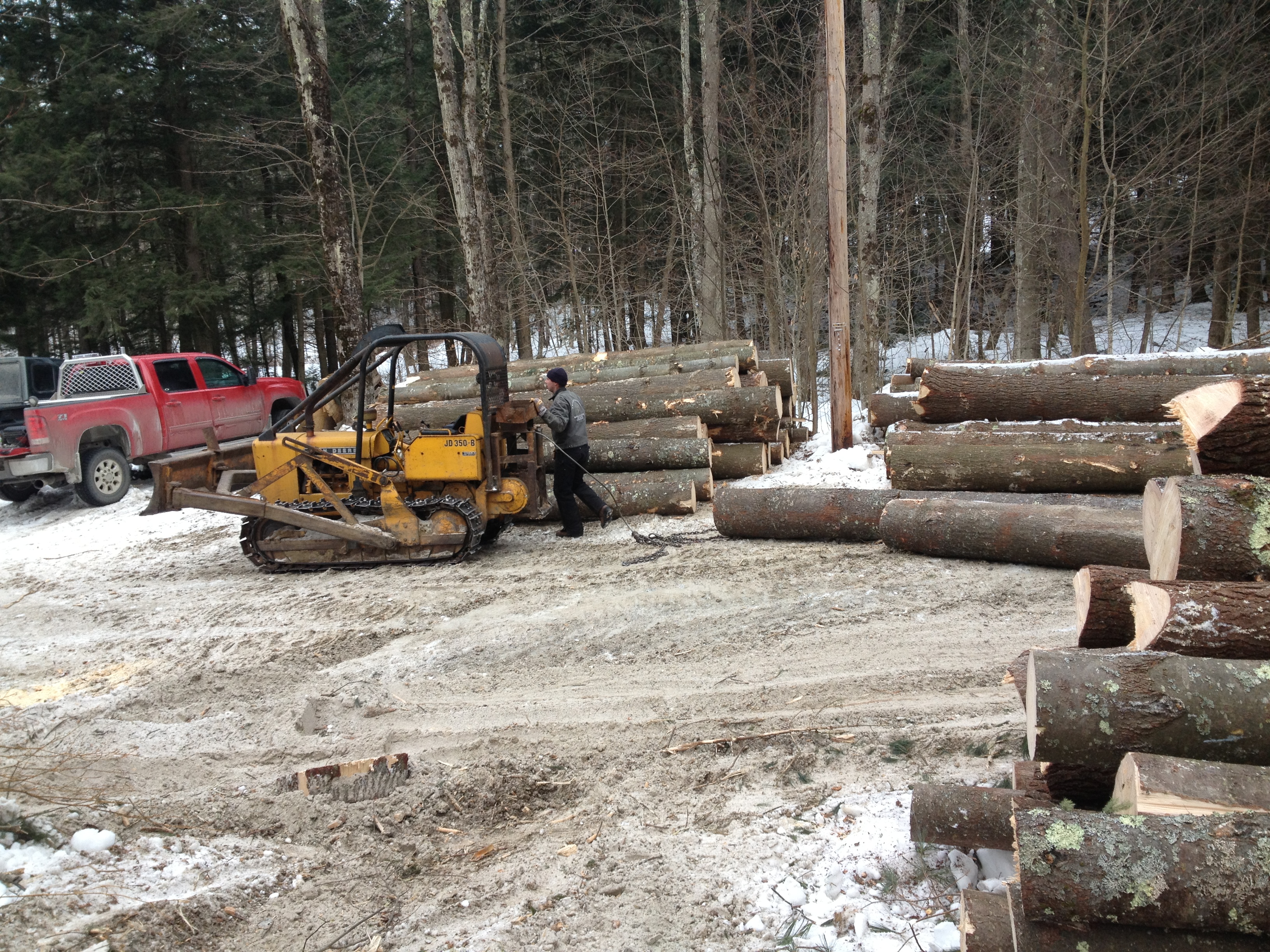 Brooks runs the dozer