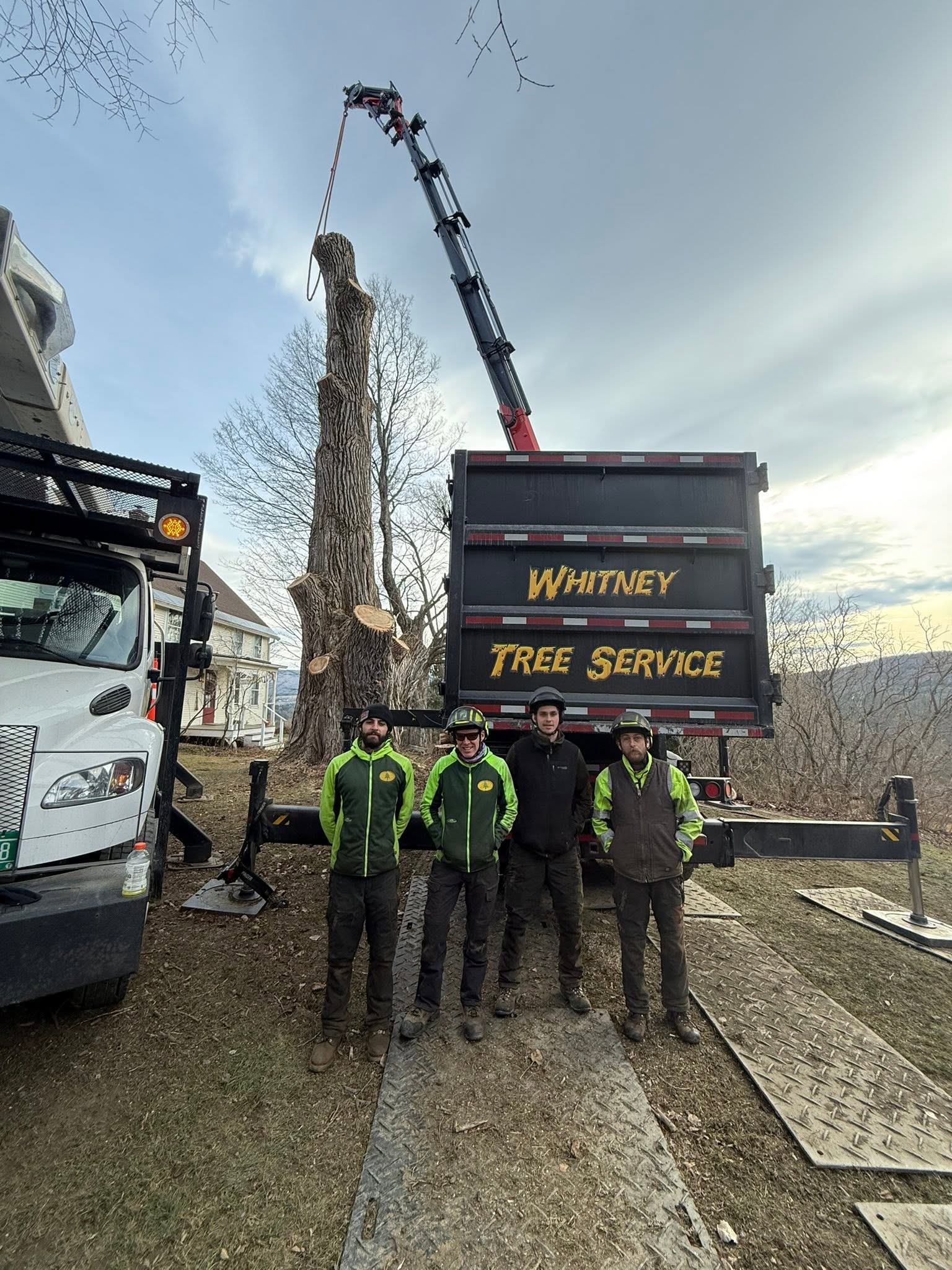 The Whitney Tree Service crew